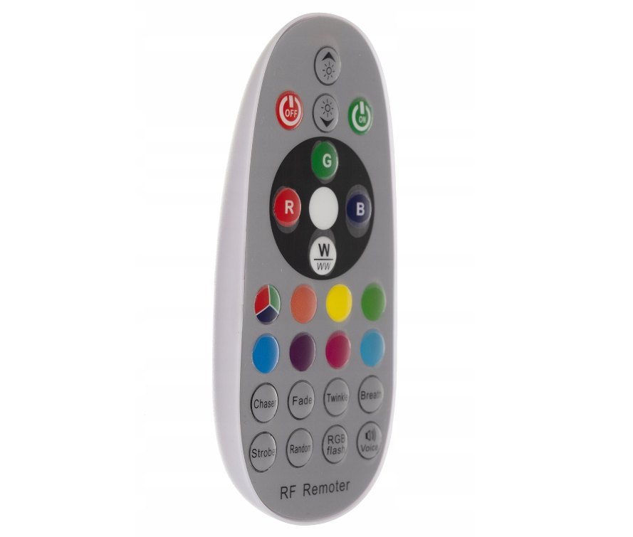 LED prikkabel RGBW - 15 lampen - 15 meter - 12V - Met afstandsbediening