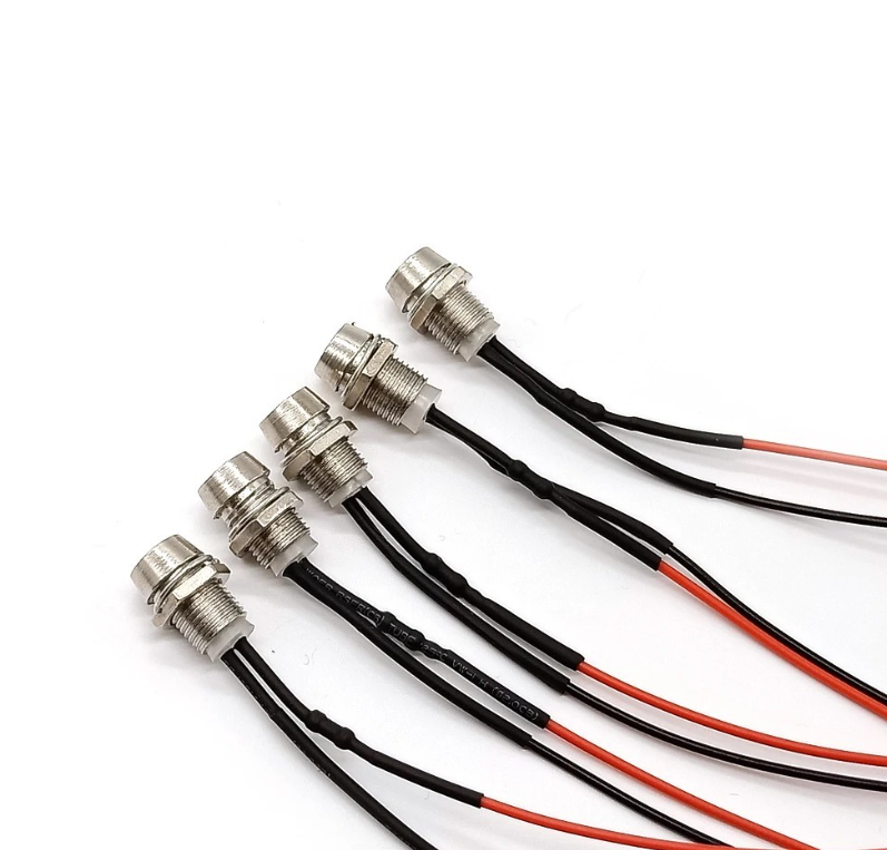 Mini projecteur LED - Orange - 10 mm - 12/24 V