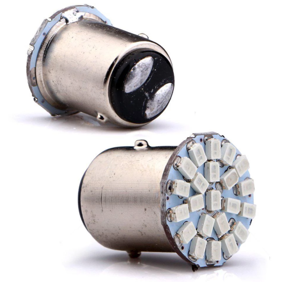 ROOD - Flash - BAY15D - LED - 22 SMD - 1157 - 12V