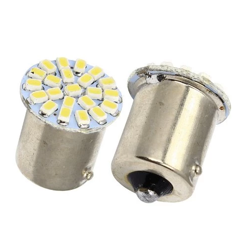 GEEL - Flash - BA15S - LED - 22 SMD - 1156 - 12V