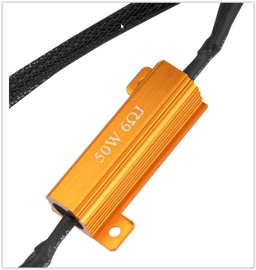CANBUS weerstand - 12V - 50W - 6Ohm - H7 -  Per stuk