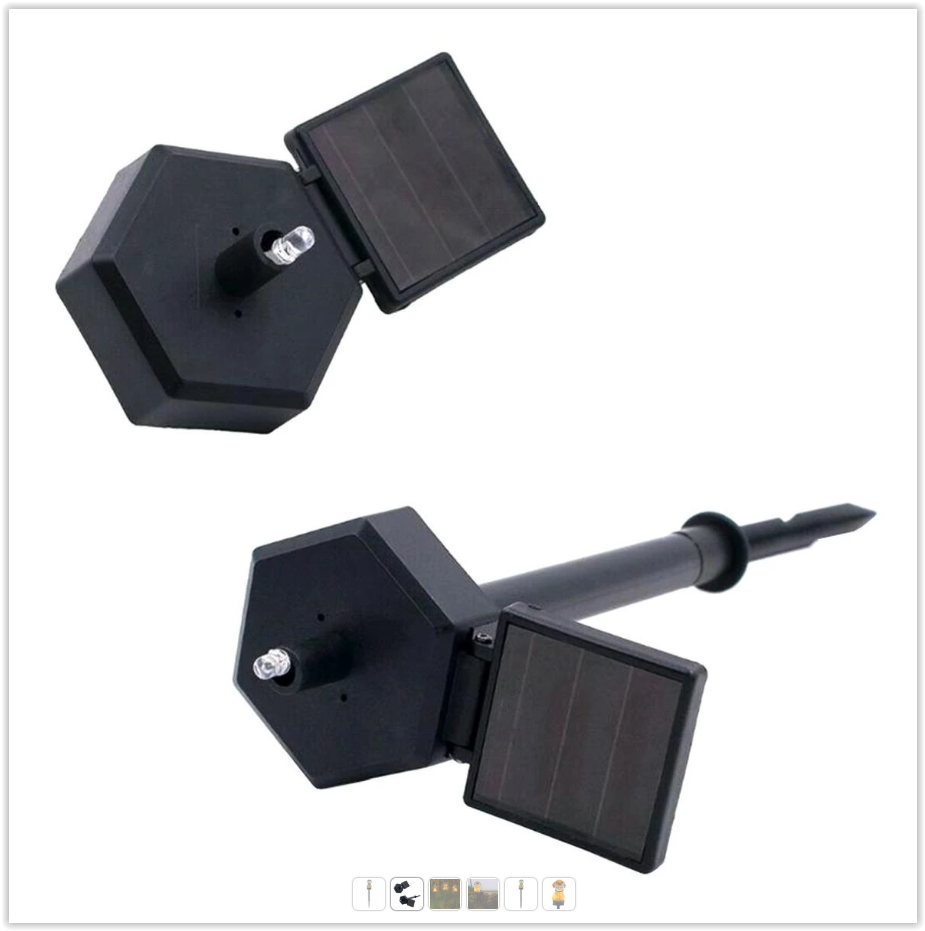 Solar LED Hond - Met schemersensor en prikpen