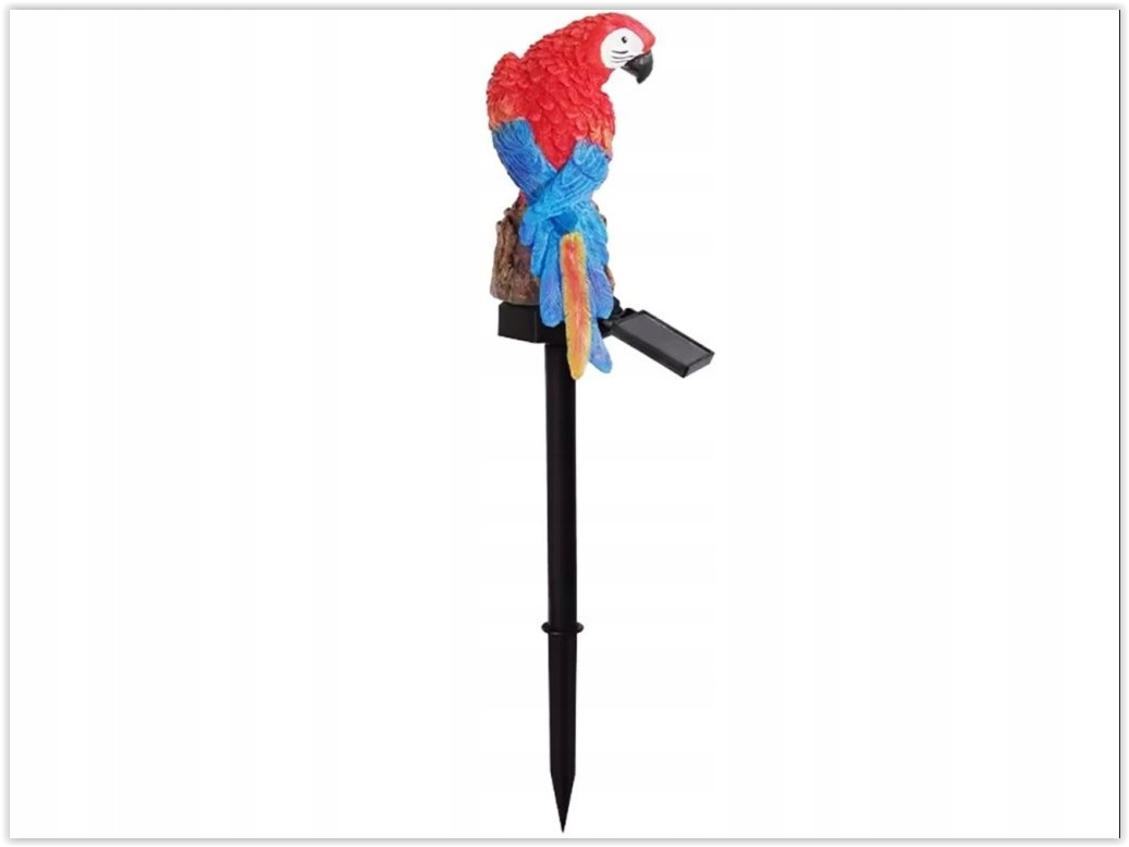 Solar LED Papegaai - Met schemersensor en prikpen