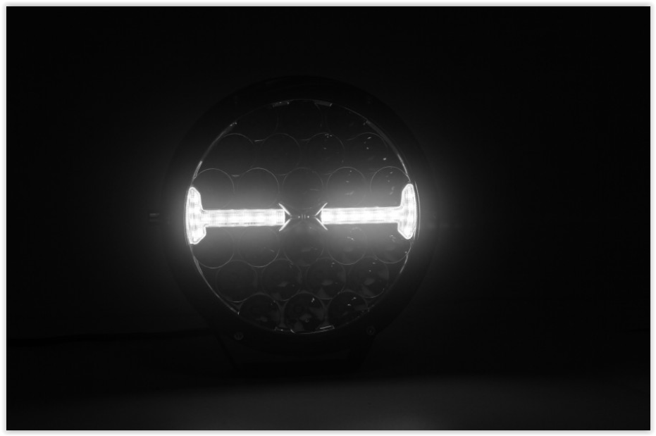 LED Koplamp Rijlicht Contour en Strobo 12V 24V 100W IP67