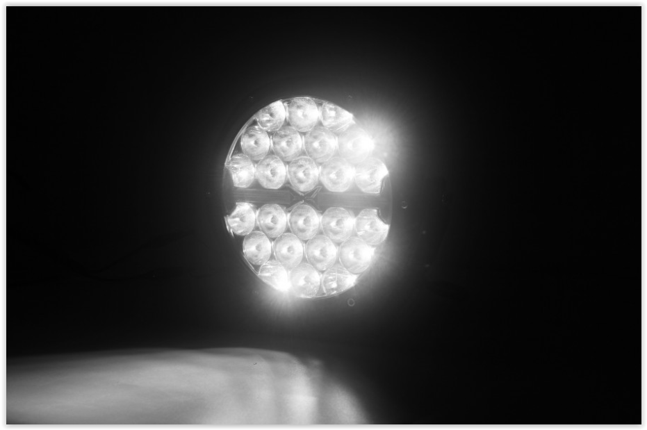 LED Koplamp Rijlicht Contour en Strobo 12V 24V 100W IP67