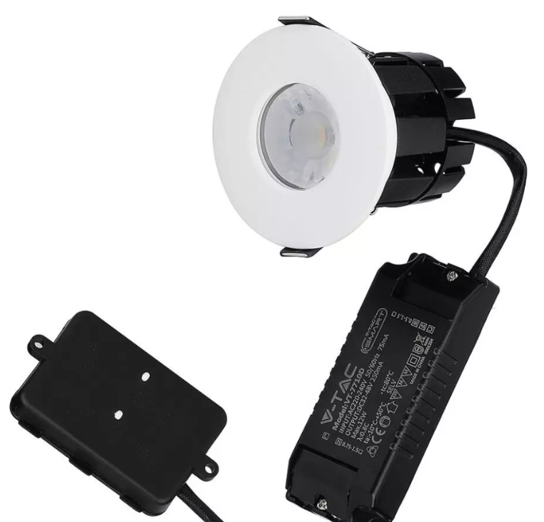 Smart LED spot - Brandbestendig - 83mm - CCT - IP65