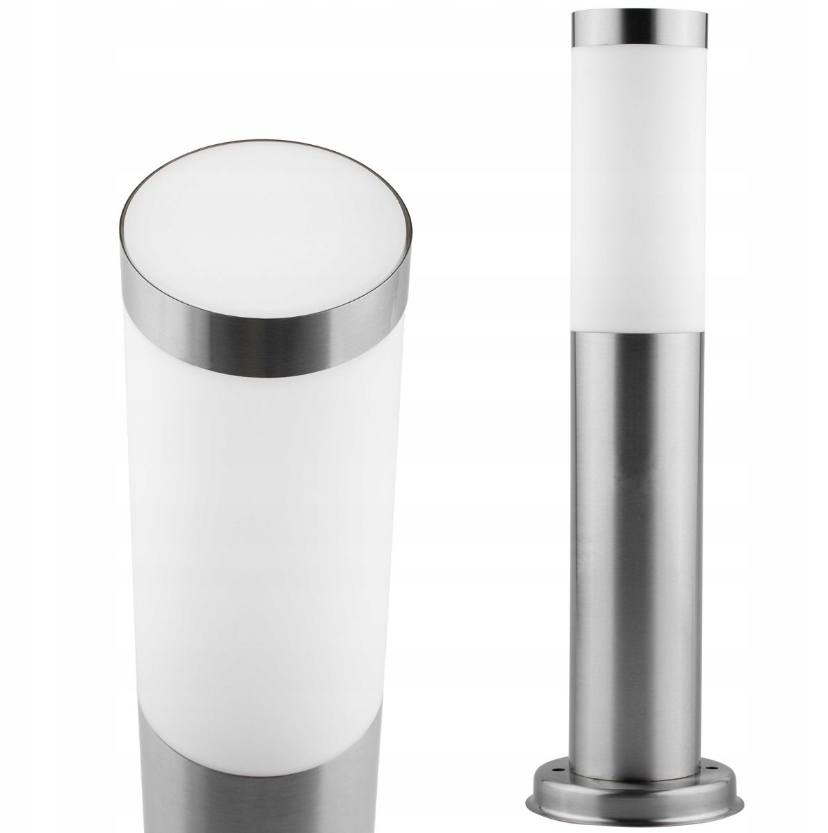 LED tuinpilaar - 45cm - 230V - E27 fitting - Zilver