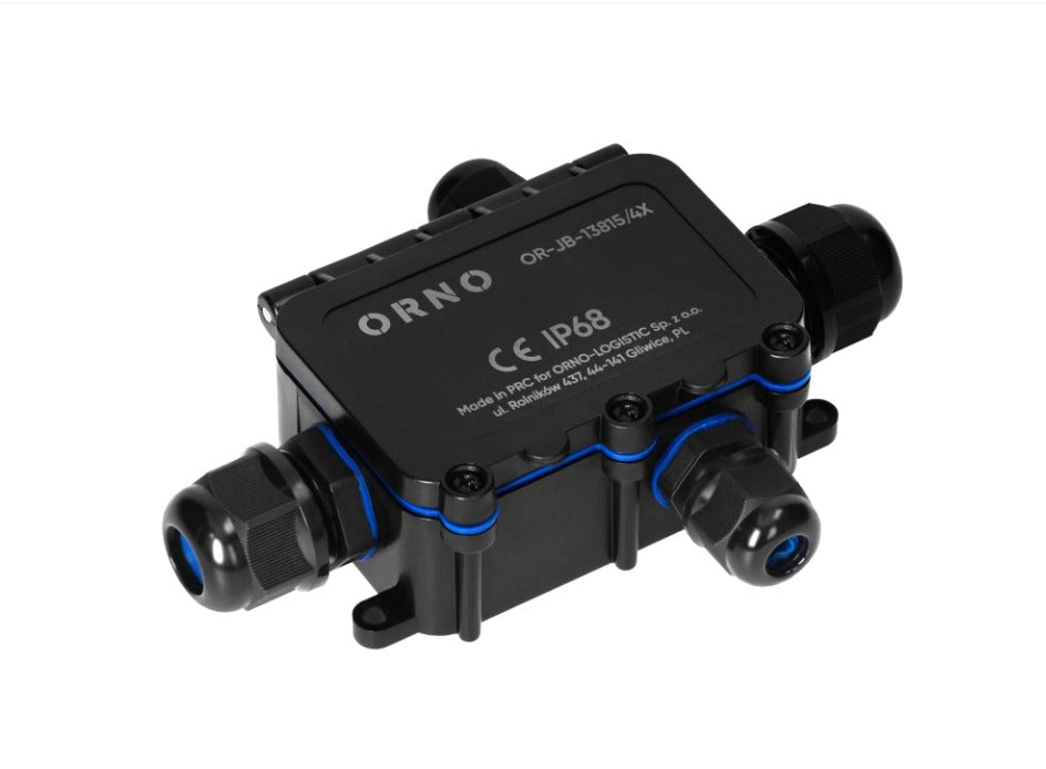 Opbouw Lasdoos IP68 - 4 voudig - Slagvast en Vlamvertragend