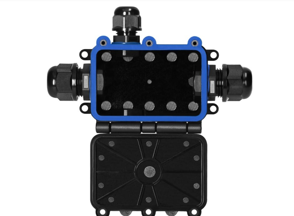 Opbouw Lasdoos IP68 - 4 voudig - Slagvast en Vlamvertragend