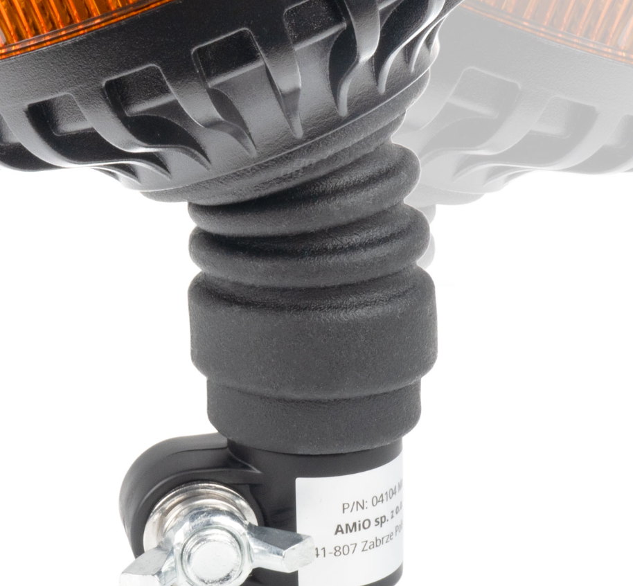 LED dak zwaailamp - Oranje - 16 LED - R10 / R65 - Flex beugel