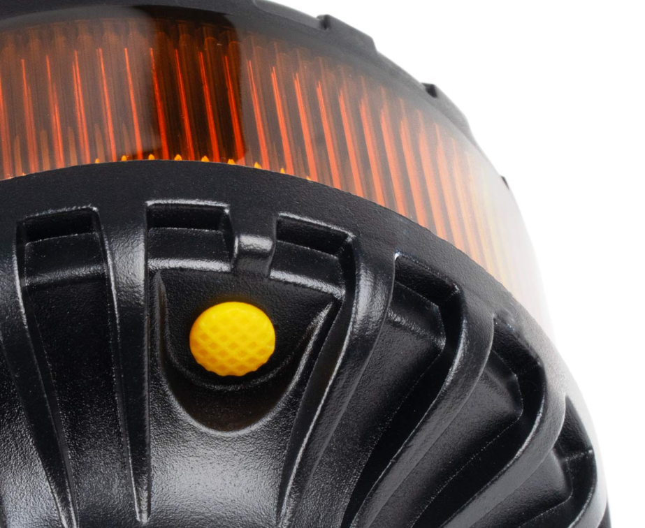 LED dak zwaailamp - Oranje - 16 LED - R10 / R65 - Flex beugel