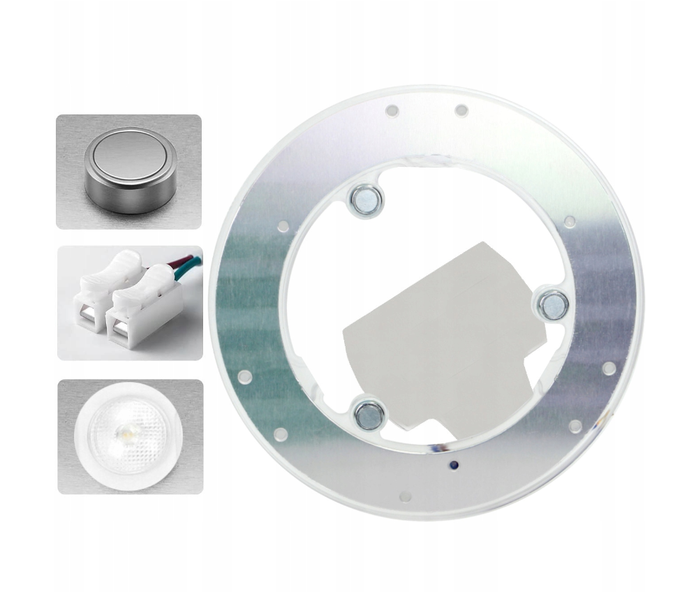 Module LED encastrable à anneau magnétique - 220 V - 24 W - 3000 K