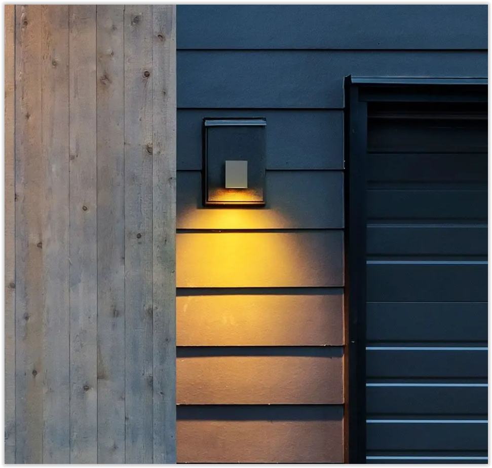 Wandlamp armatuur wit - Vierkant - GU10 fitting - 35W - IP44