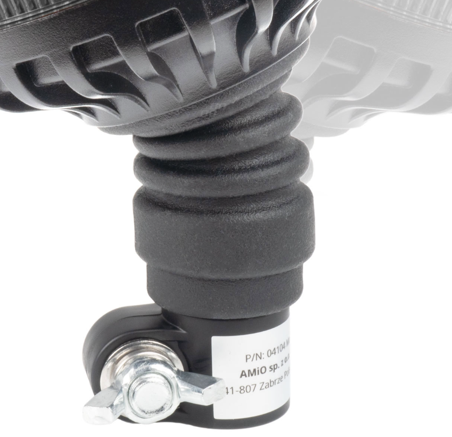 LED dak zwaailamp - Oranje - 16 LED - Flex beugel - Doorzichtige lens