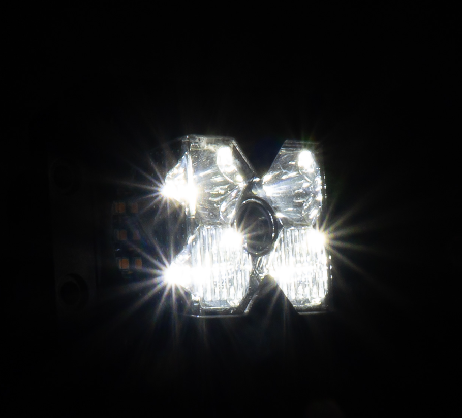 LED werklamp - R10 - Wit + oranje - 60W - 6000 Lumen