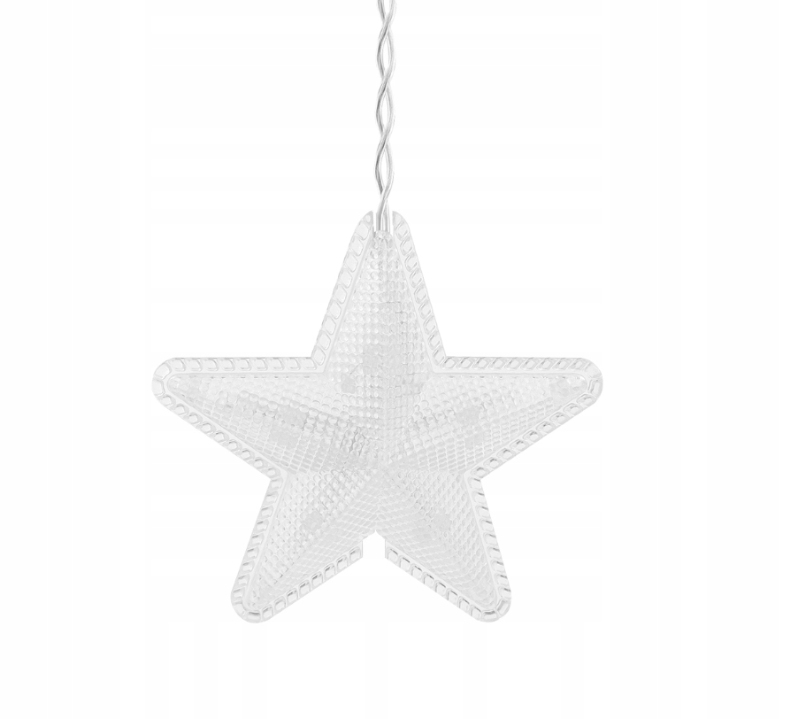 LED kerst lichtgordijn - 5,5 meter - Warm wit - 136 LED