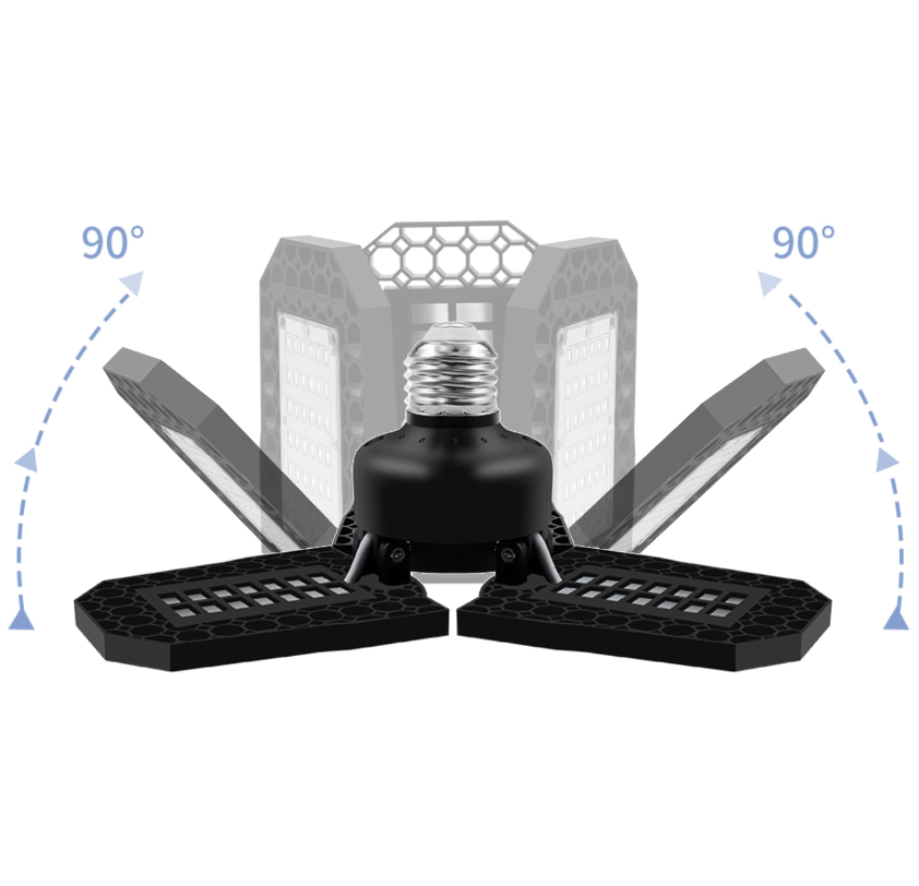 LED kweeklamp - 108 LED - Rood/blauw - Verstelbaar