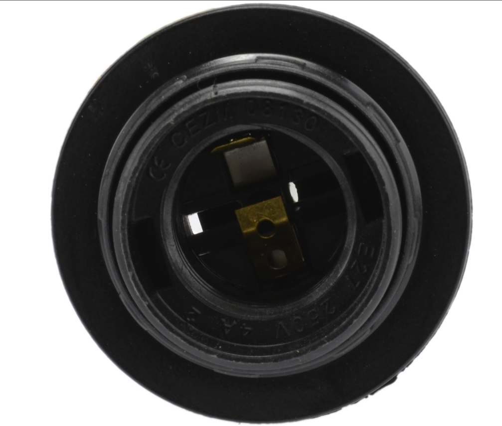 Douille E27 - Avec collerette - 41 mm - Fixation par vis