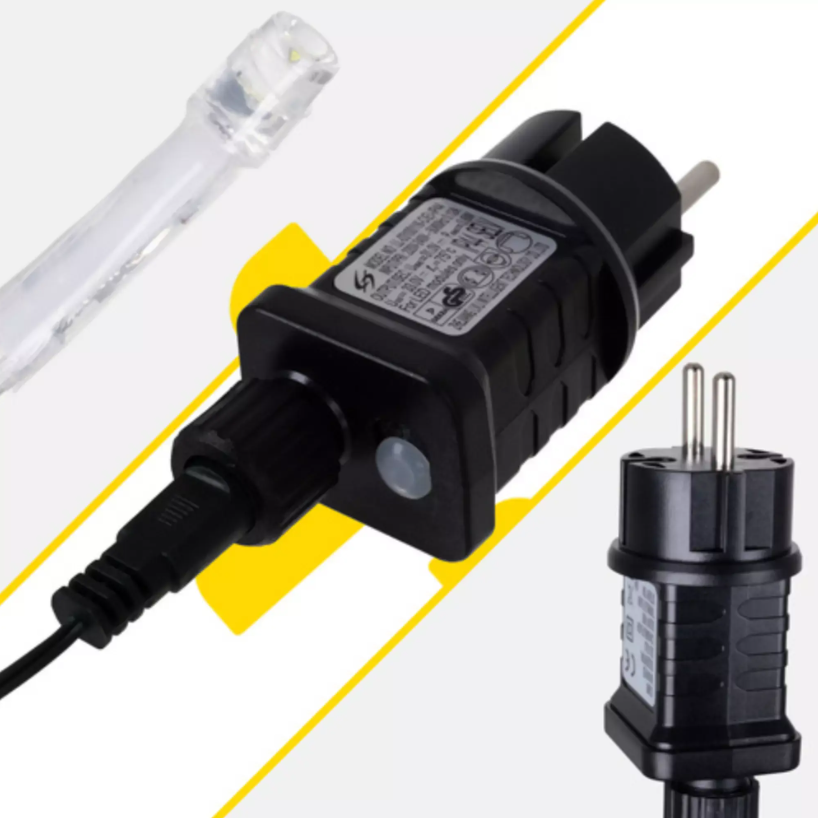 Kerstverlichting – 300 LED ijspegels – Warm wit – 15 meter – 8 standen – IP44