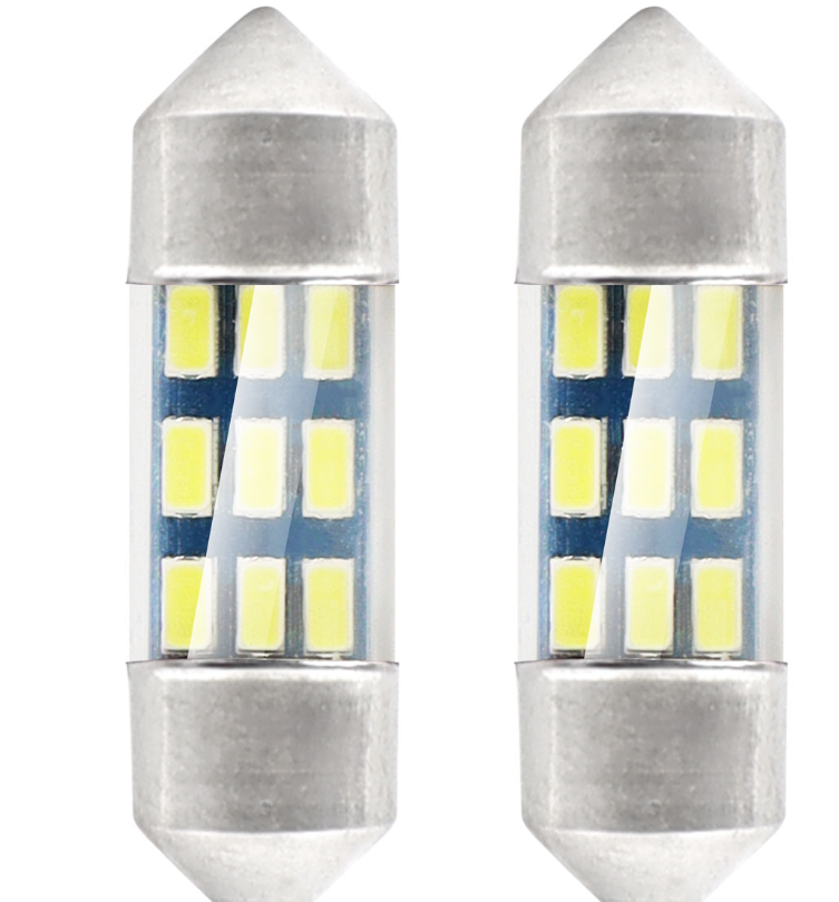 LED-autolampen C5W - C10W - 36mm – wit licht 5600K - set van 2