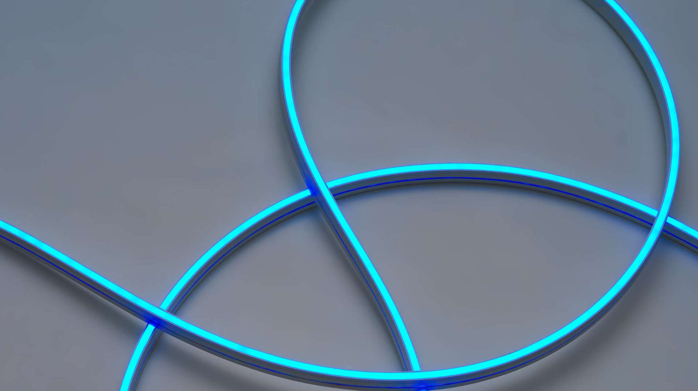 LED NEON - ijsblauw - 6x12mm - 120 led/m - 12V - 5 meter