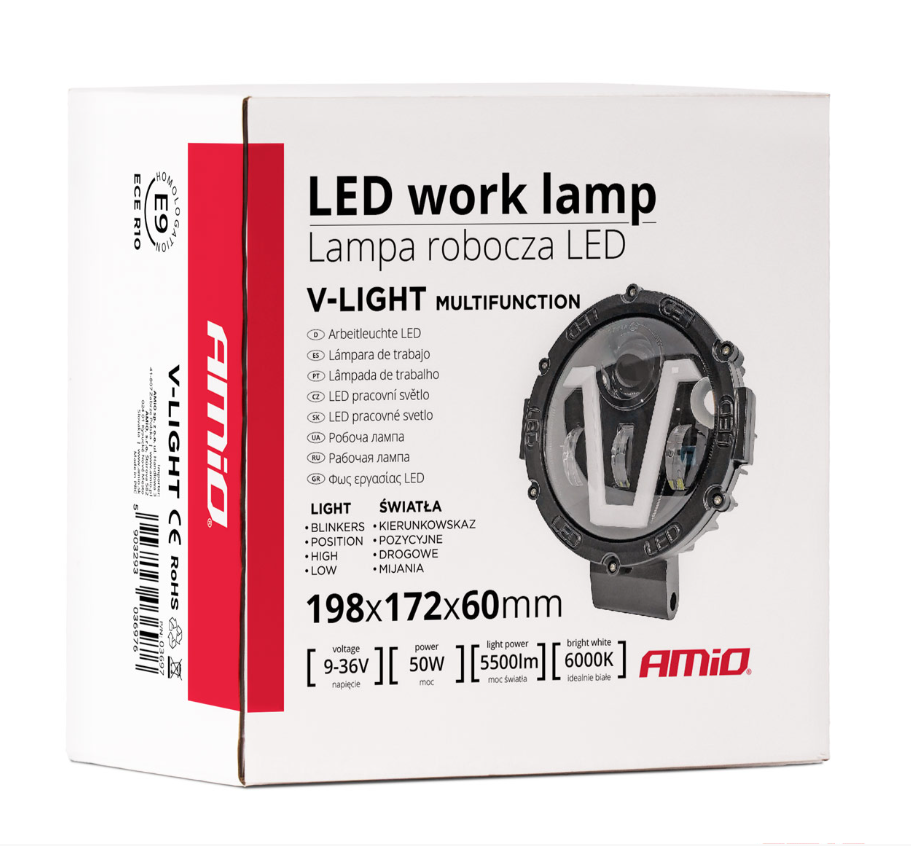 LED Werklamp – 50W – Rond – Multifunctioneel
