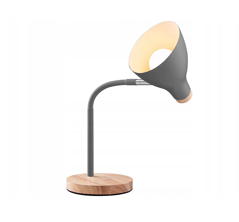 LED bureaulamp - E27 fitting - Grijs