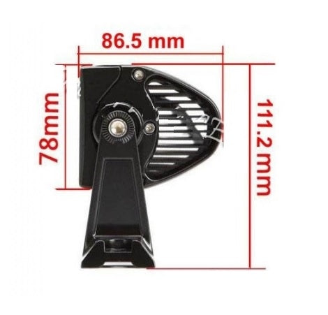 LED bar - 36W - 20cm - 4x4 offroad - 12 LED Spot - WIT 6000K