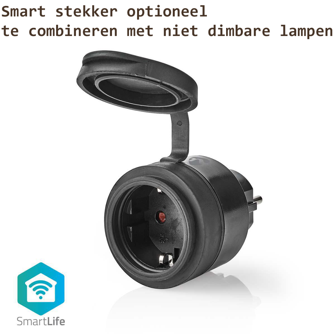 Led prikkabel Lichtsnoer - 15 meter - IP65 Waterdicht - 220 Volt