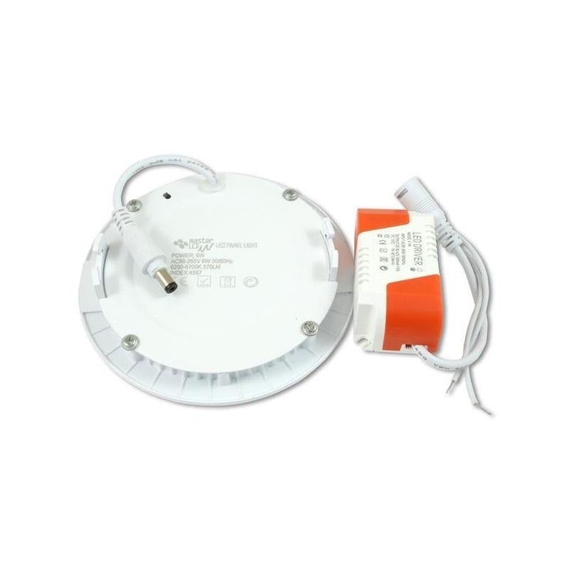 LED plafondlamp - Inbouw rond - 17cm - Koud wit