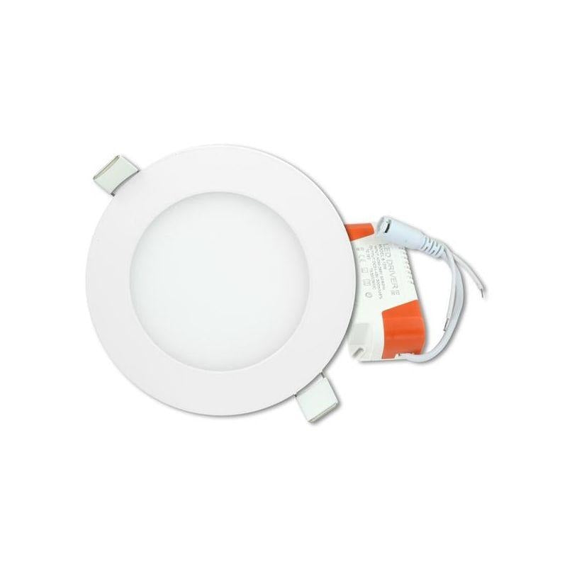 LED plafondlamp - Inbouw rond - 12cm - Neutraal wit