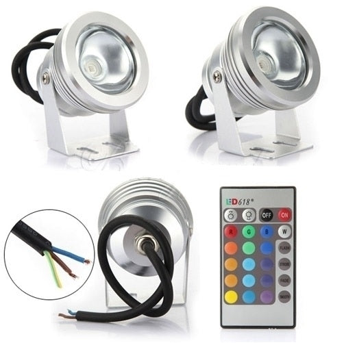 10W LED SPOT light RGB outdoor 12 volt - dimbaar