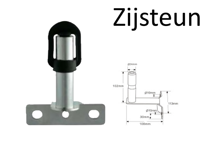 ORANJE dak zwaailicht COMPACT - 60 LED - R10 - E keurmerk - beugel bevestiging