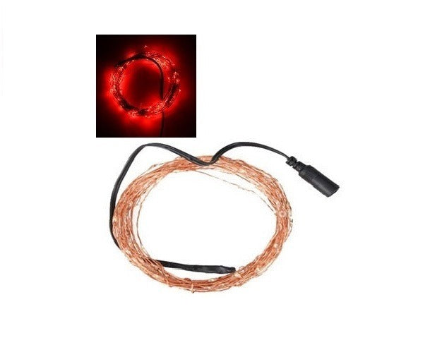 10 meter - Rood - LED verlichting - 12 volt - ultra dun