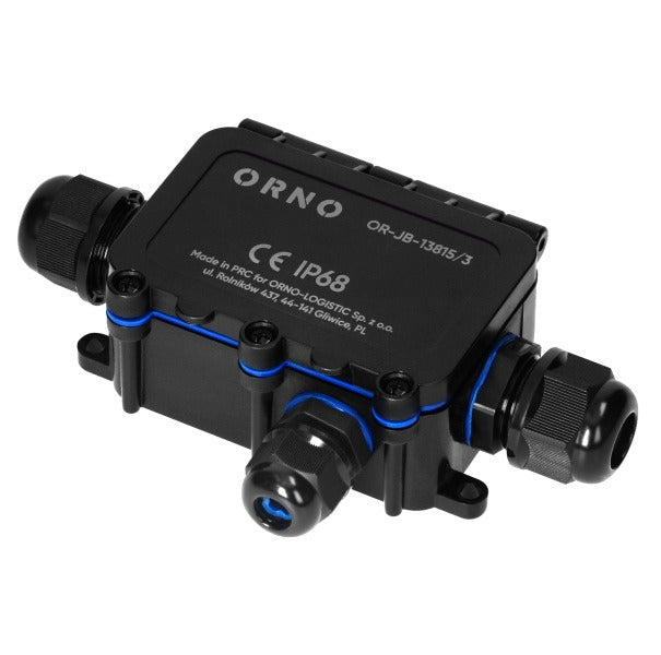 Lasdoos IP68 - 3 Voudig - Slagvast en Vlamvertragend