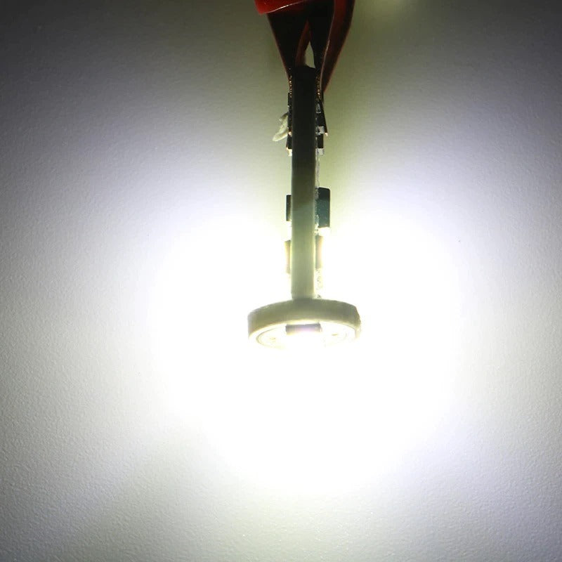 T10 LED - CANBUS - Extra fel - 6SMD - 12V - Wit - Per stuk