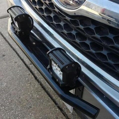 Decoratieve houder voor LED werklampen - Zwart