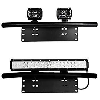 Decoratieve houder voor LED werklampen - Zwart