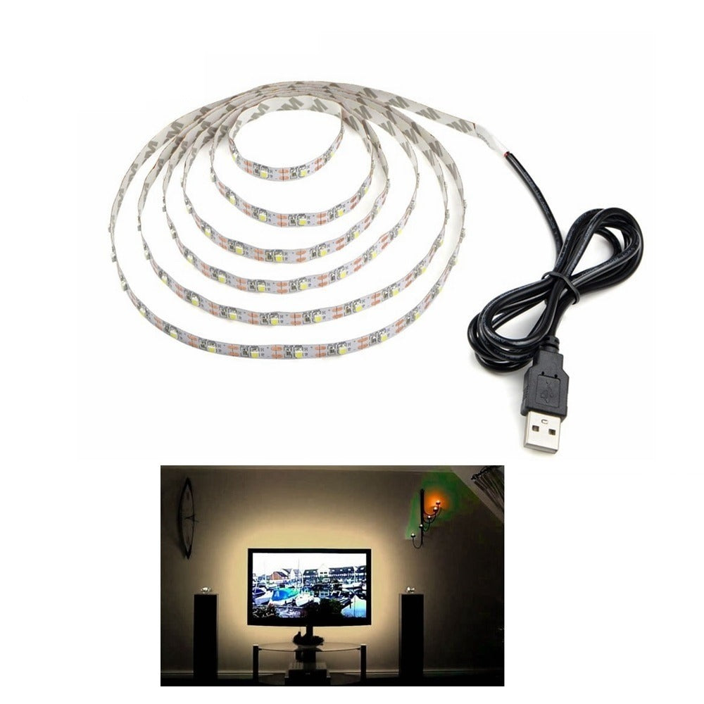 USB ledstrip - WARM WIT - 1 meter - 60L/m