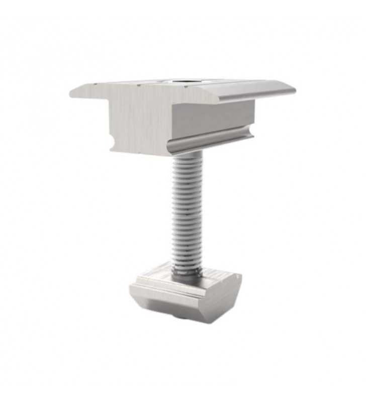 Middenklem voor zonnepanelen - 40mm - RVS