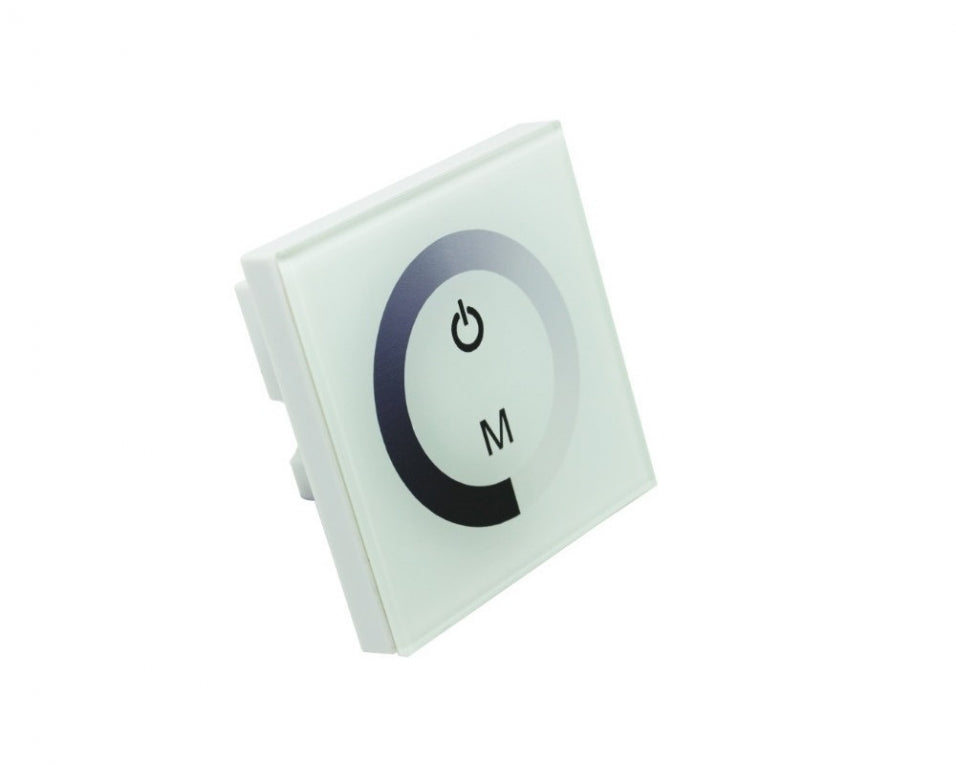 LED dimmer - wandbediening touch panel - zwart