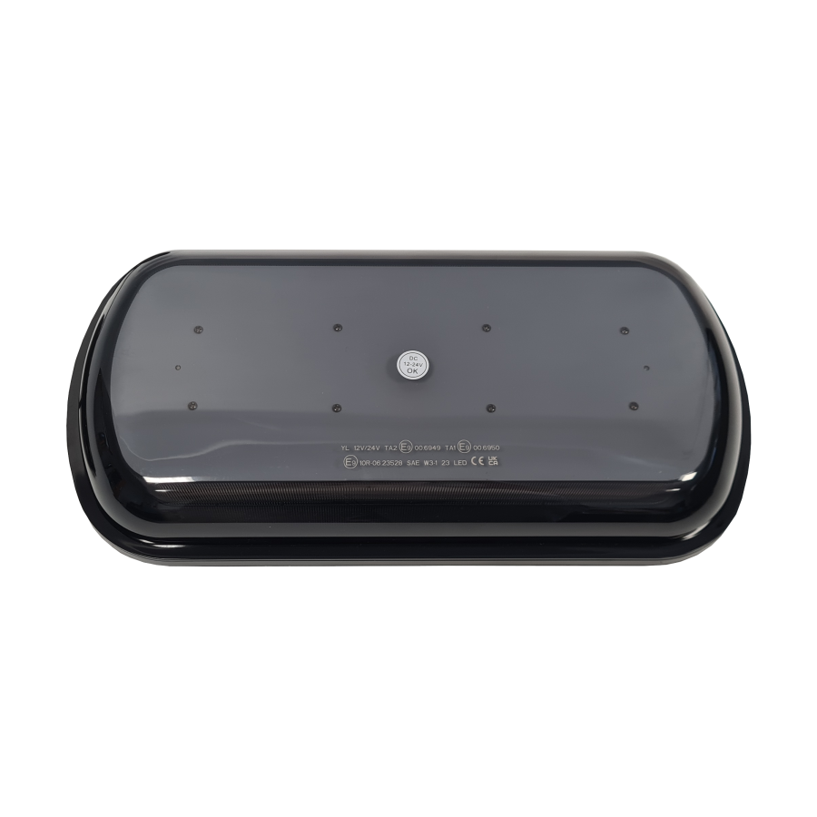 LED dak zwaailamp - Dark edition - 72 LED - R10/R65 - 44cm