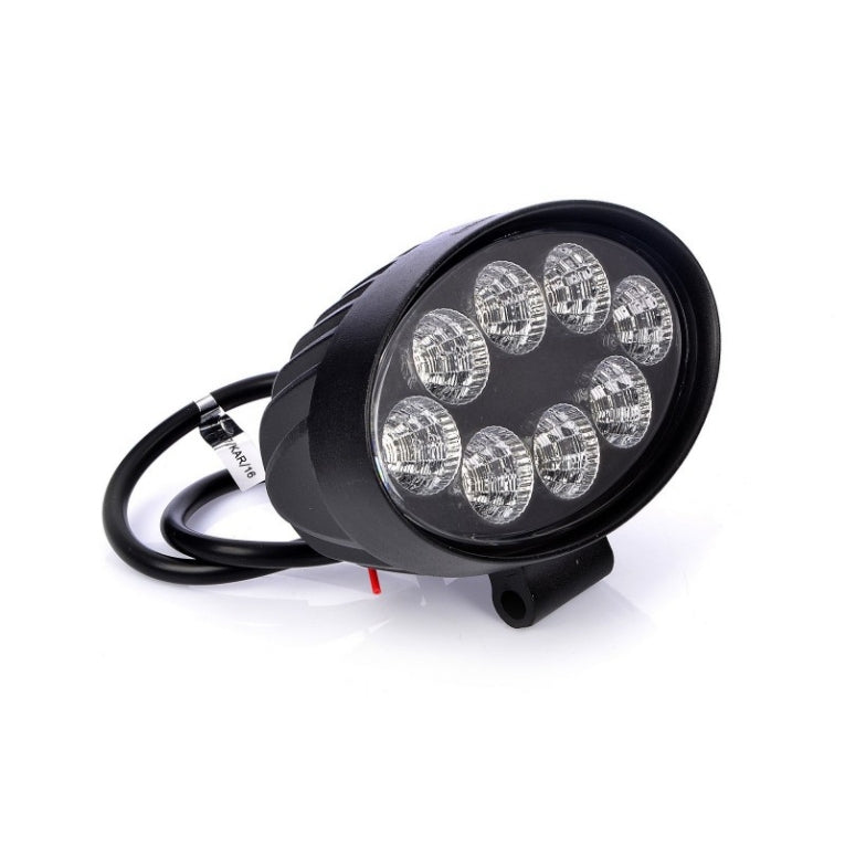 LED SPOT - 8 x 3 Watt - front light - Koud Wit - OFF-ROAD - Ellips