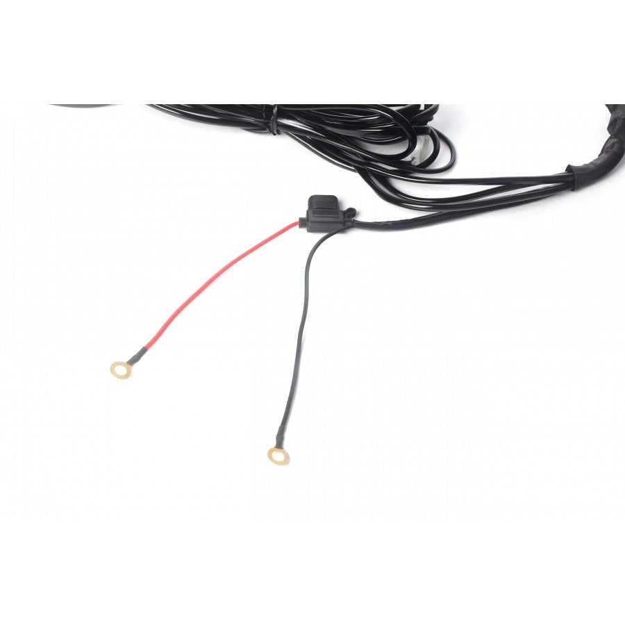 Relais kabel tweevoudig - 2,5 meter met schakelaar - 12V