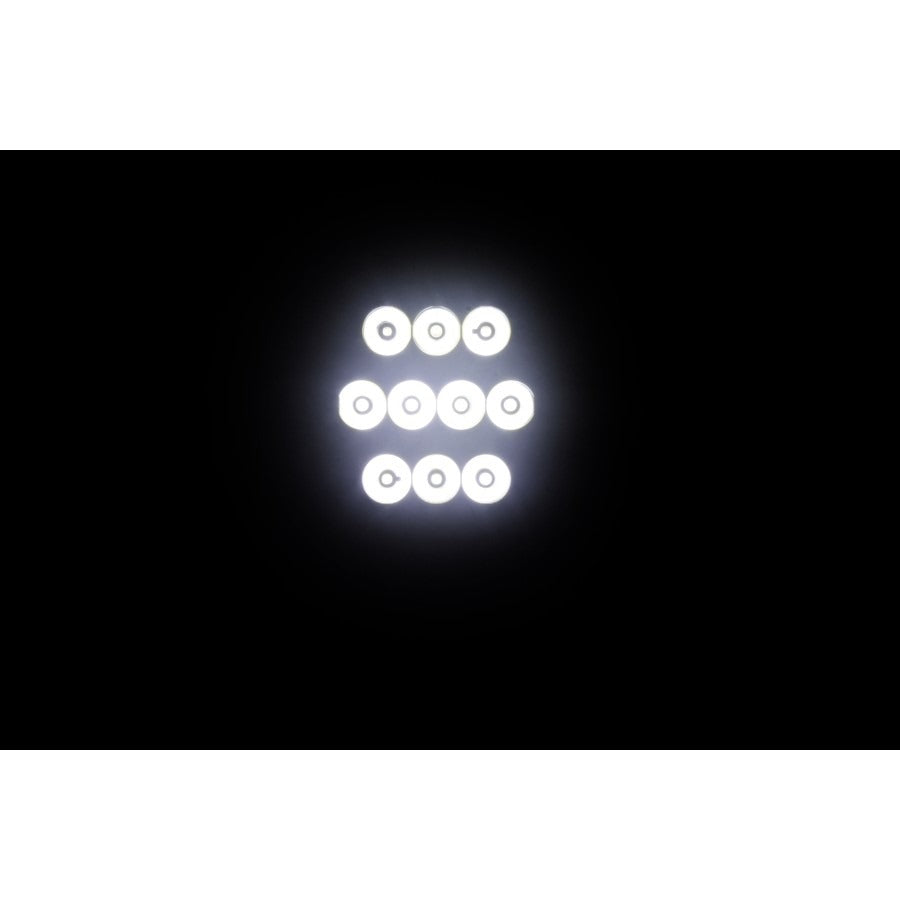 LED werklamp + 2 COB strips - 10 LED - Wit / oranje - 1500 Lumen