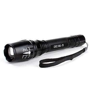 CREE XML-T6 1800 Lumens Zaklamp 21 CM