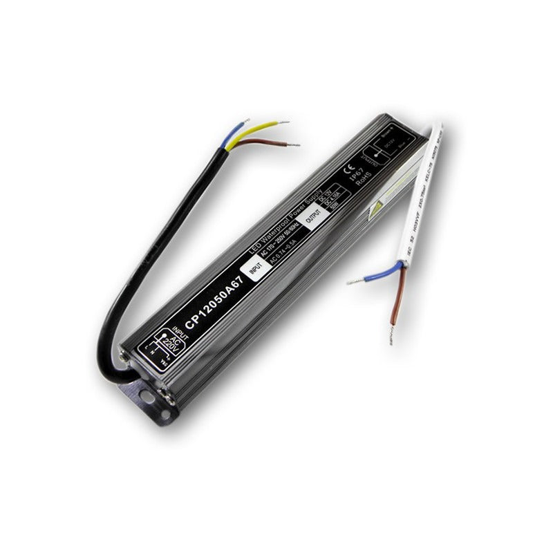 LED driver 12V - 4.16A - 50W - IP67 - Slim – ABC-Led