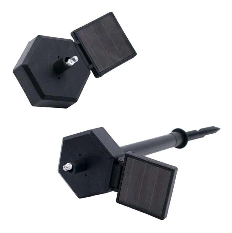 Solar LED arend  - Neutraal wit - Met schemersensor en prikpen