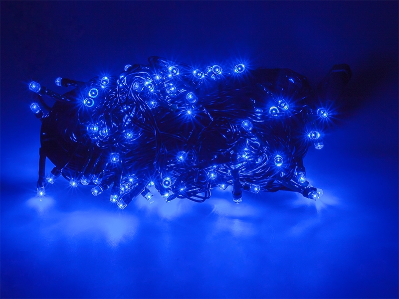 Ademen Naar boven Een deel Kerstverlichting Blauw 8 Meter 100 LEDs - 8 Standen - ABC-led.nl