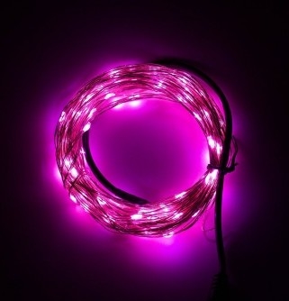 Levendig technisch verf 5 meter - Roze - LED verlichting - 12 volt - ultra dun - ABC-led.nl